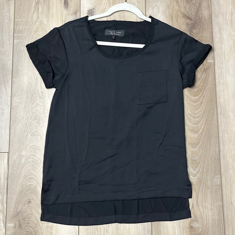 Rag & Bone Top Black Size XS